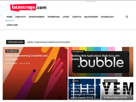 'latestrags.com' screenshot
