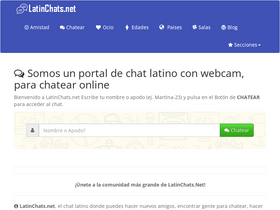 'latinchats.net' screenshot