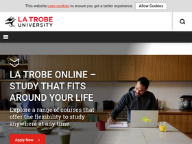 'latrobe.edu.au' screenshot