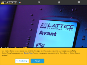 'latticesemi.com' screenshot