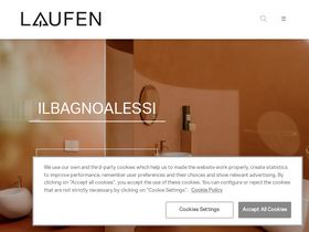 'laufen.com' screenshot
