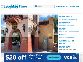 'laughingplace.com' screenshot