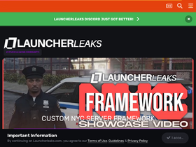 'launcherleaks.com' screenshot