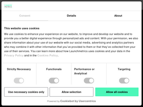 'launchmetrics.com' screenshot