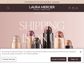 'lauramercier.com' screenshot