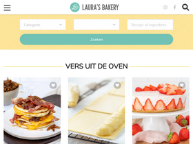 'laurasbakery.nl' screenshot