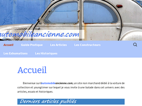'lautomobileancienne.com' screenshot