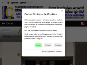 'laverdaddeceuta.com' screenshot