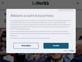'laverita.info' screenshot