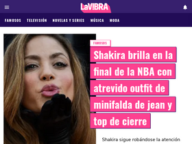 'lavibra.com' screenshot