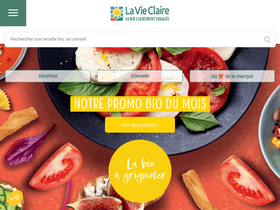 'lavieclaire.com' screenshot