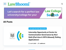 'lawbhoomi.com' screenshot