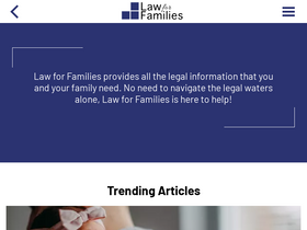 'lawforfamilies.com' screenshot