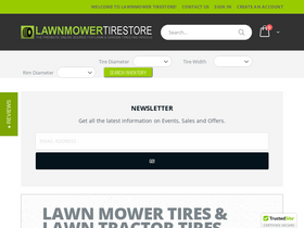 'lawnmowertirestore.com' screenshot