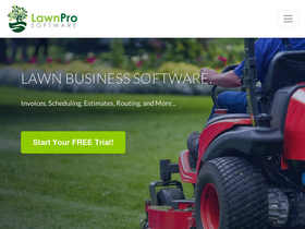 'lawnprosoftware.com' screenshot