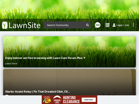 'lawnsite.com' screenshot