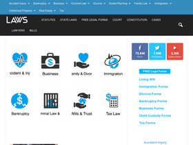 'laws.com' screenshot