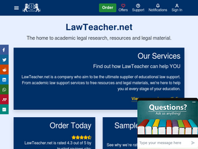 'lawteacher.net' screenshot