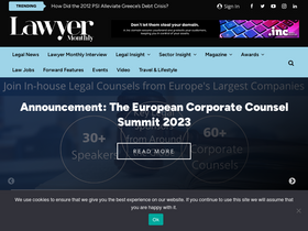 'lawyer-monthly.com' screenshot