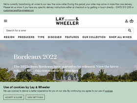 'laywheeler.com' screenshot