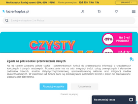 'lazienkaplus.pl' screenshot