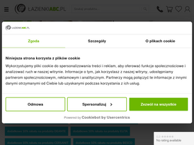 'lazienkiabc.pl' screenshot