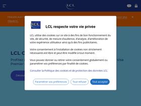 'lcl.fr' screenshot