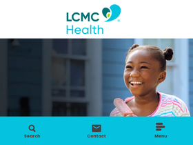 'lcmchealth.org' screenshot