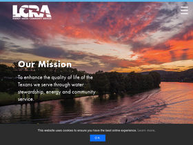 'lcra.org' screenshot