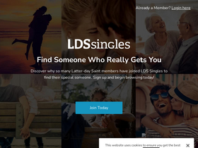 'ldssingles.com' screenshot