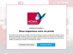 'le-choix-funeraire.com' screenshot