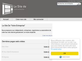 'le-site-de.com' screenshot