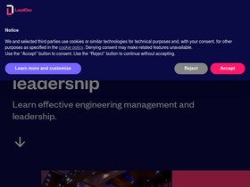 'leaddev.com' screenshot