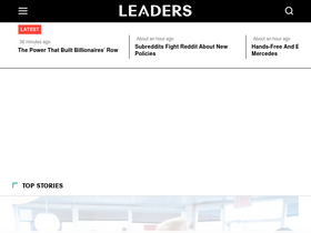 'leaders.com' screenshot