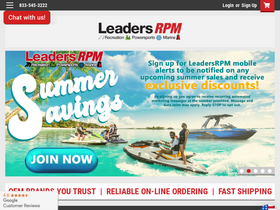 'leadersrpmshop.com' screenshot
