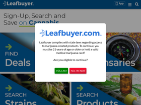 'leafbuyer.com' screenshot