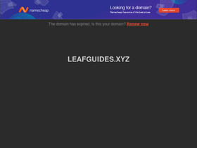 'leafguides.xyz' screenshot