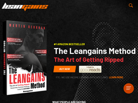'leangains.com' screenshot