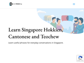 'learndialect.sg' screenshot