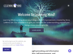 'learning-mind.com' screenshot