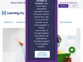 'learningally.org' screenshot