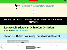 'learnmuscles.com' screenshot