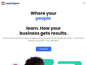 'learnupon.com' screenshot