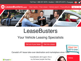 'leasebusters.com' screenshot