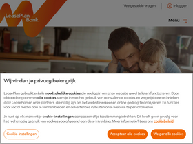 'leaseplanbank.nl' screenshot