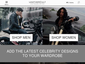 'leathercult.com' screenshot
