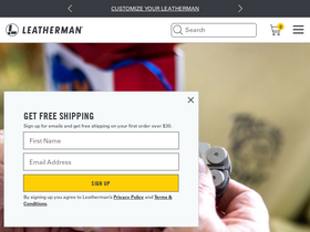 'leatherman.com' screenshot