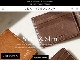 'leatherology.com' screenshot