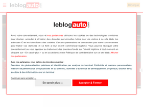 'leblogauto.com' screenshot