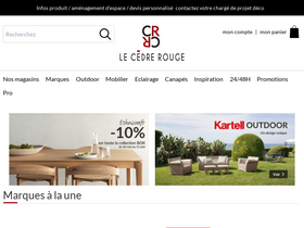 'lecedrerouge.com' screenshot